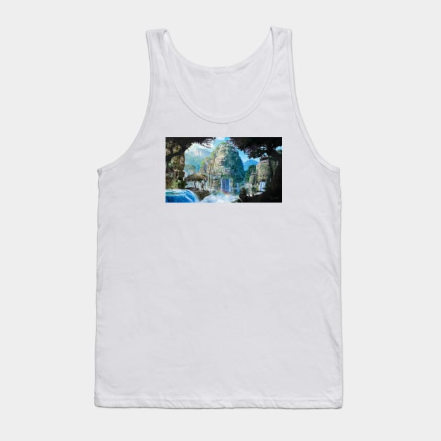 Uncharted Tank Top by Jendi Art